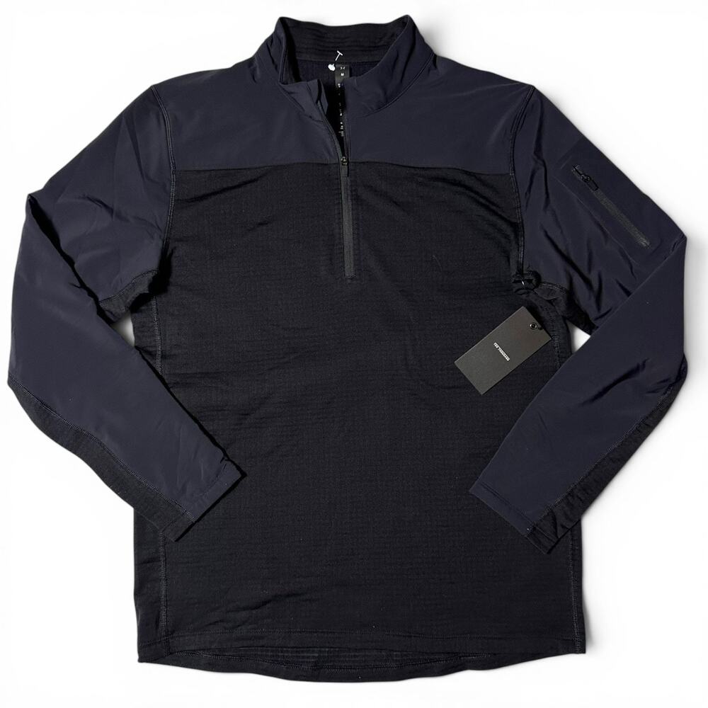 Ten Thousand Tactical Overzip Mens Size M Black Ceramic Stretch 1/4 Zip NWT